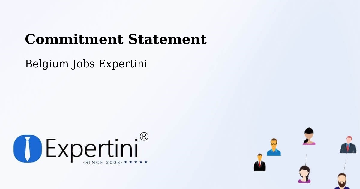 Commitment Statement - Belgium Jobs Expertini